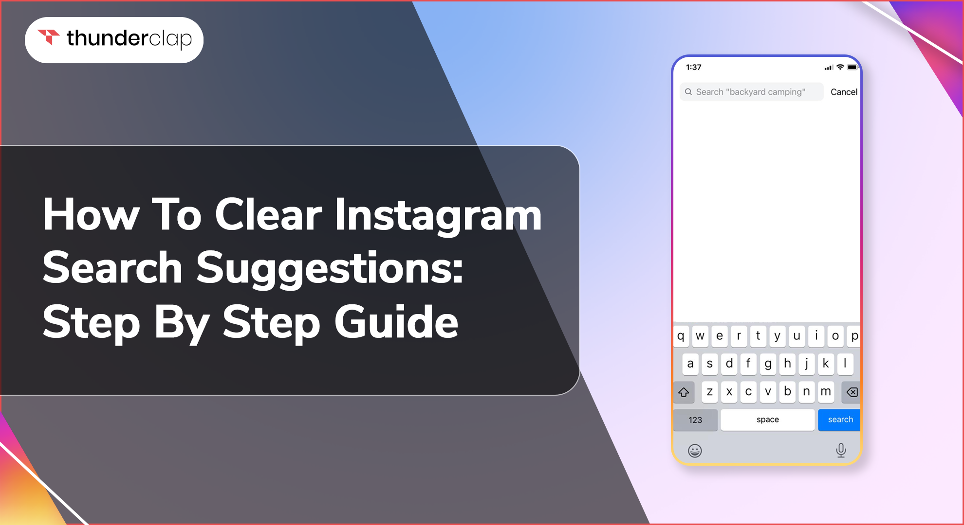 How To Clear Instagram Search Suggestions