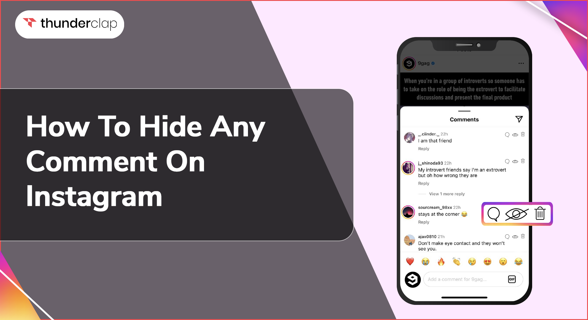 How To Hide Any Comment On Instagram