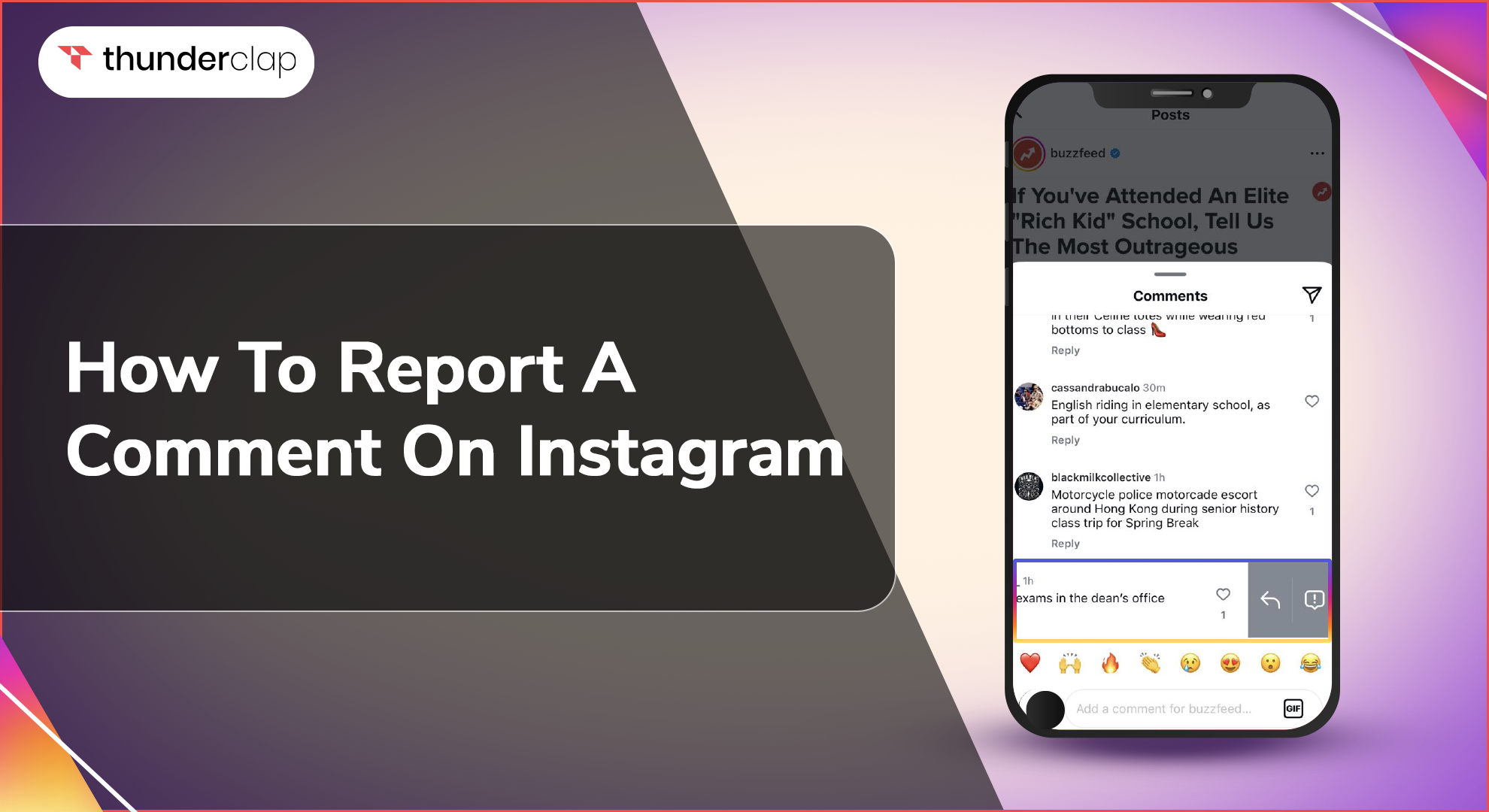 How To Report A Comment on Instagram