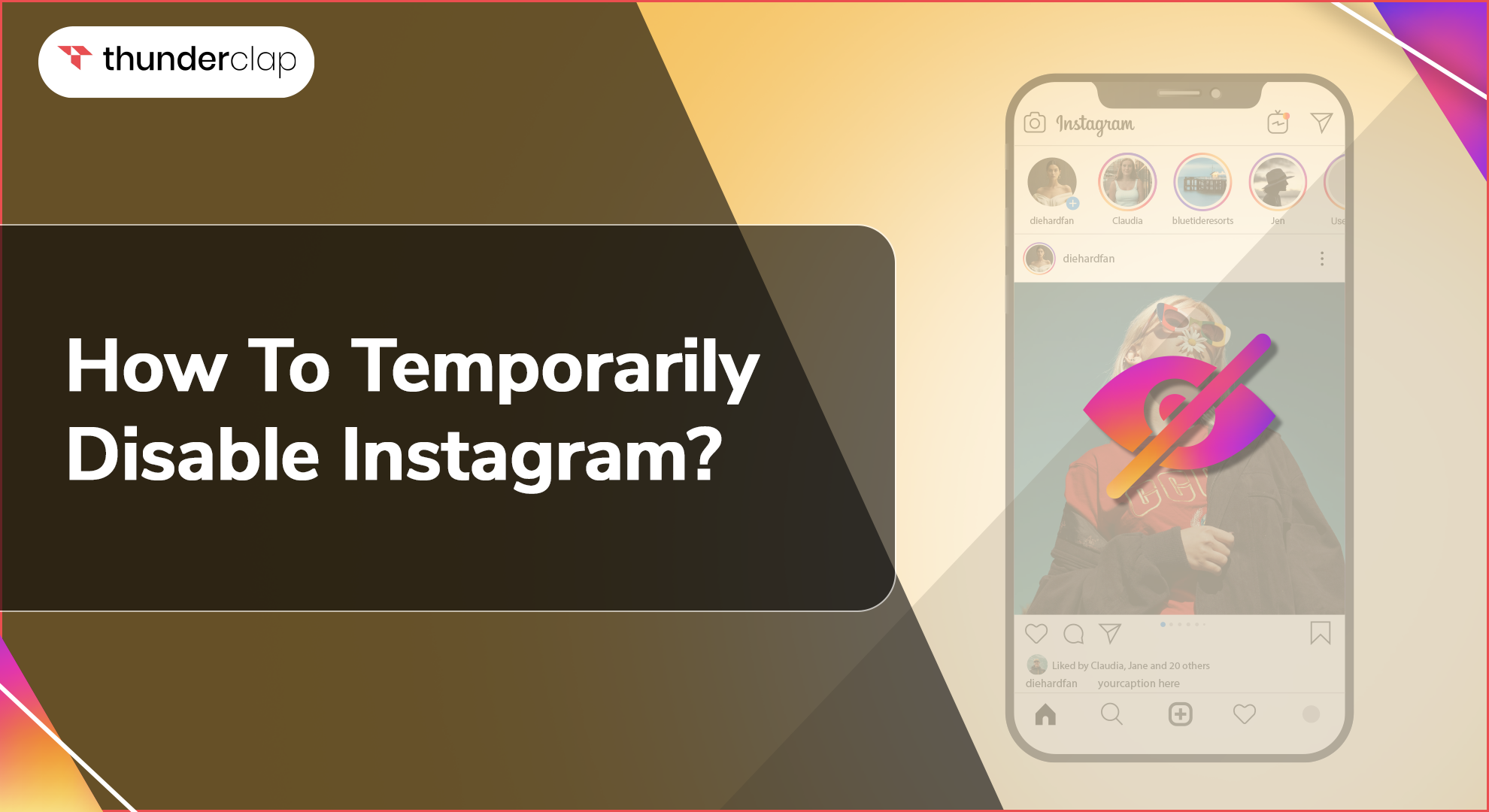 How To Temporarily Disable Instagram Account