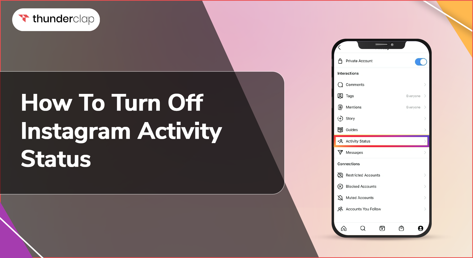 How To Turn Off Instagram Activity Status