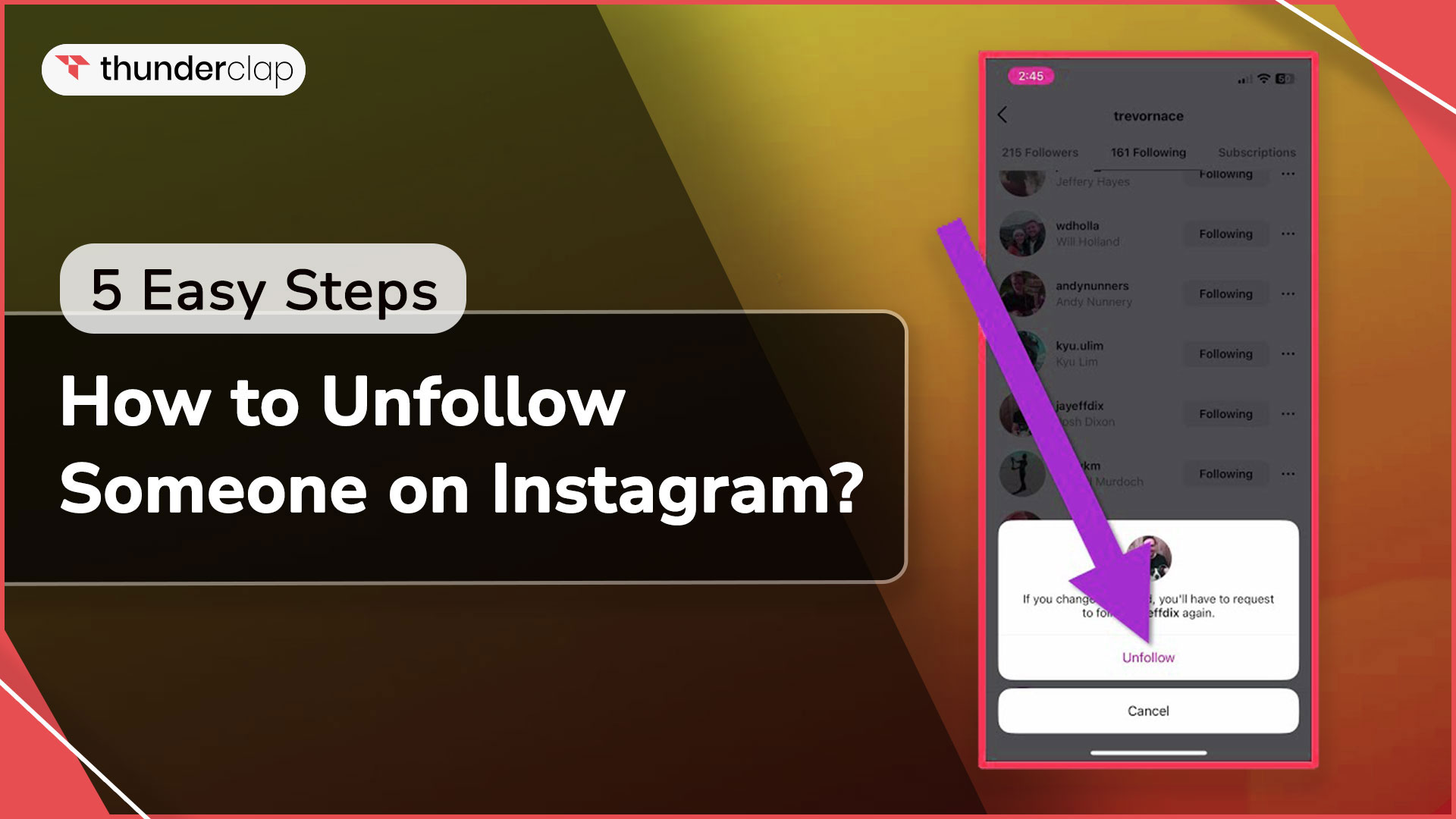 How To Unfollow Someone On Instagram? 5 Easy Steps