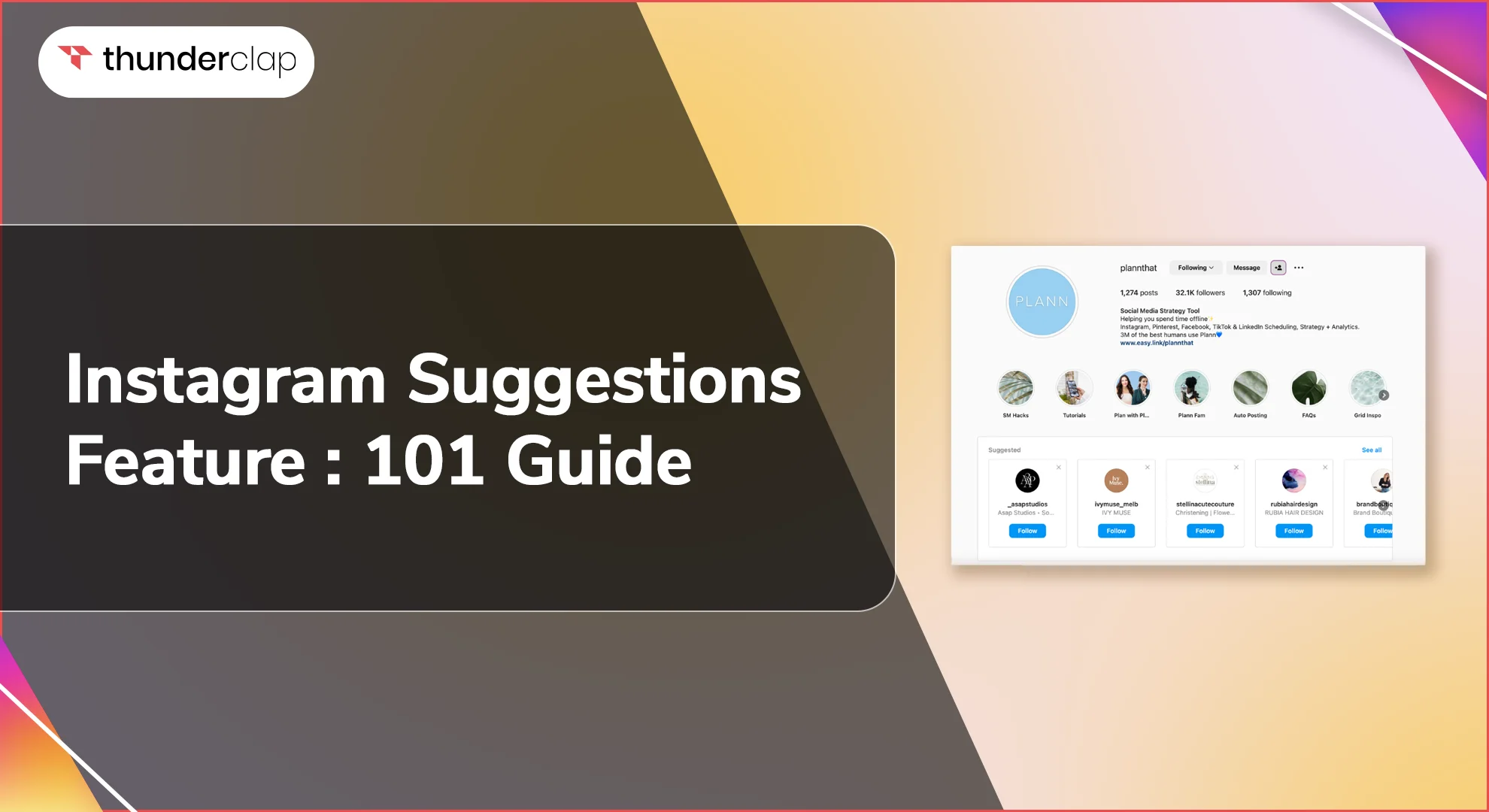 Instagram Suggestions Feature Guide