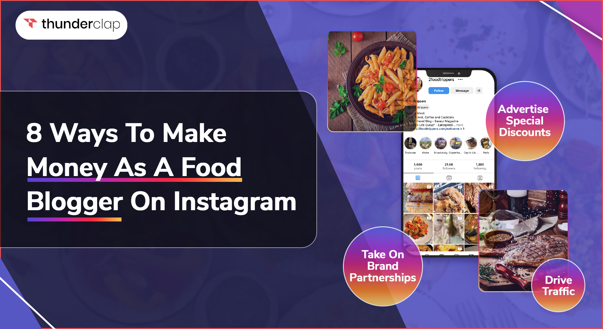 Ways To Make Money As A Food Blogger On Instagram