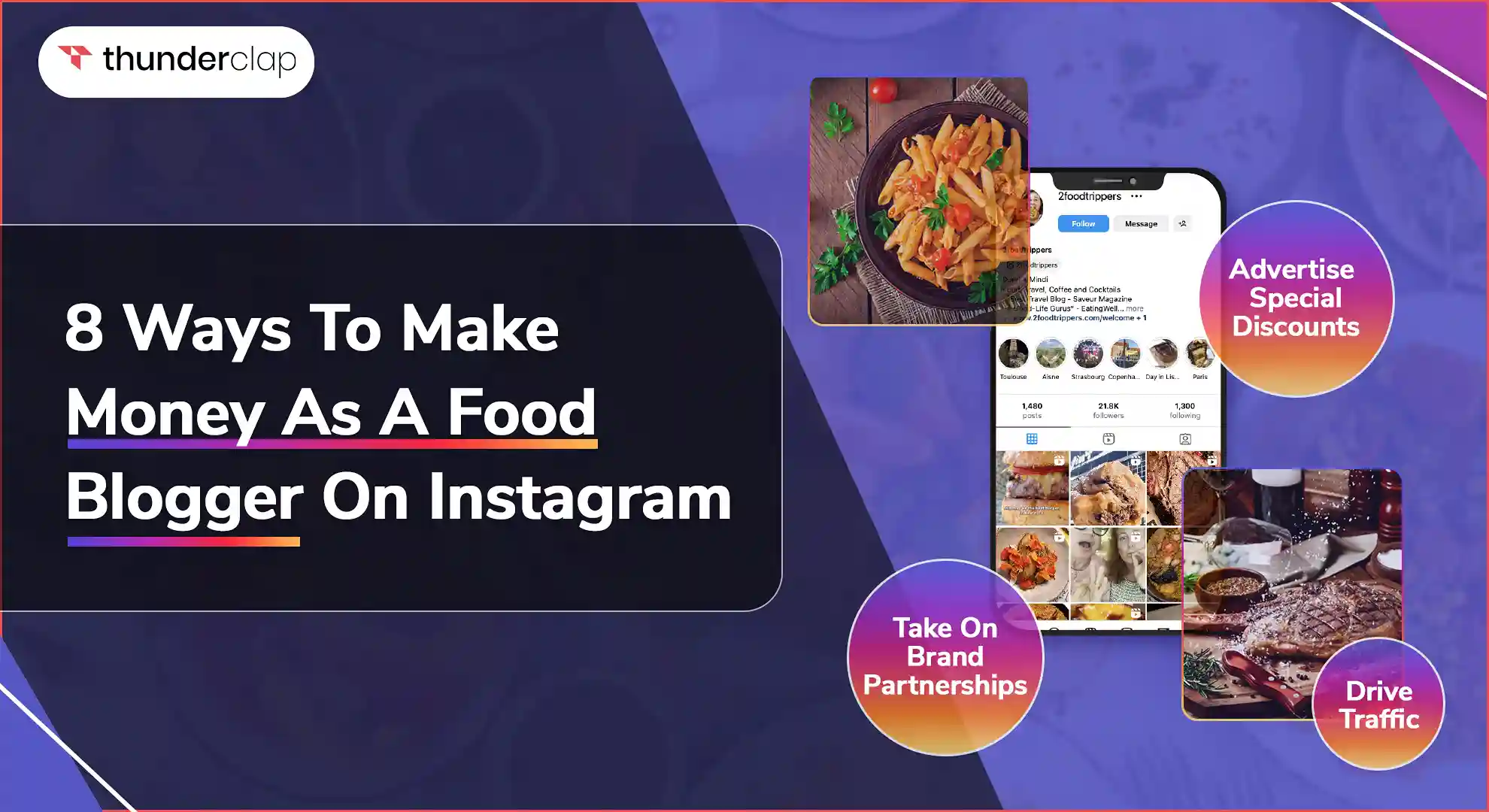 Ways To Make Money As A Food Blogger On Instagram