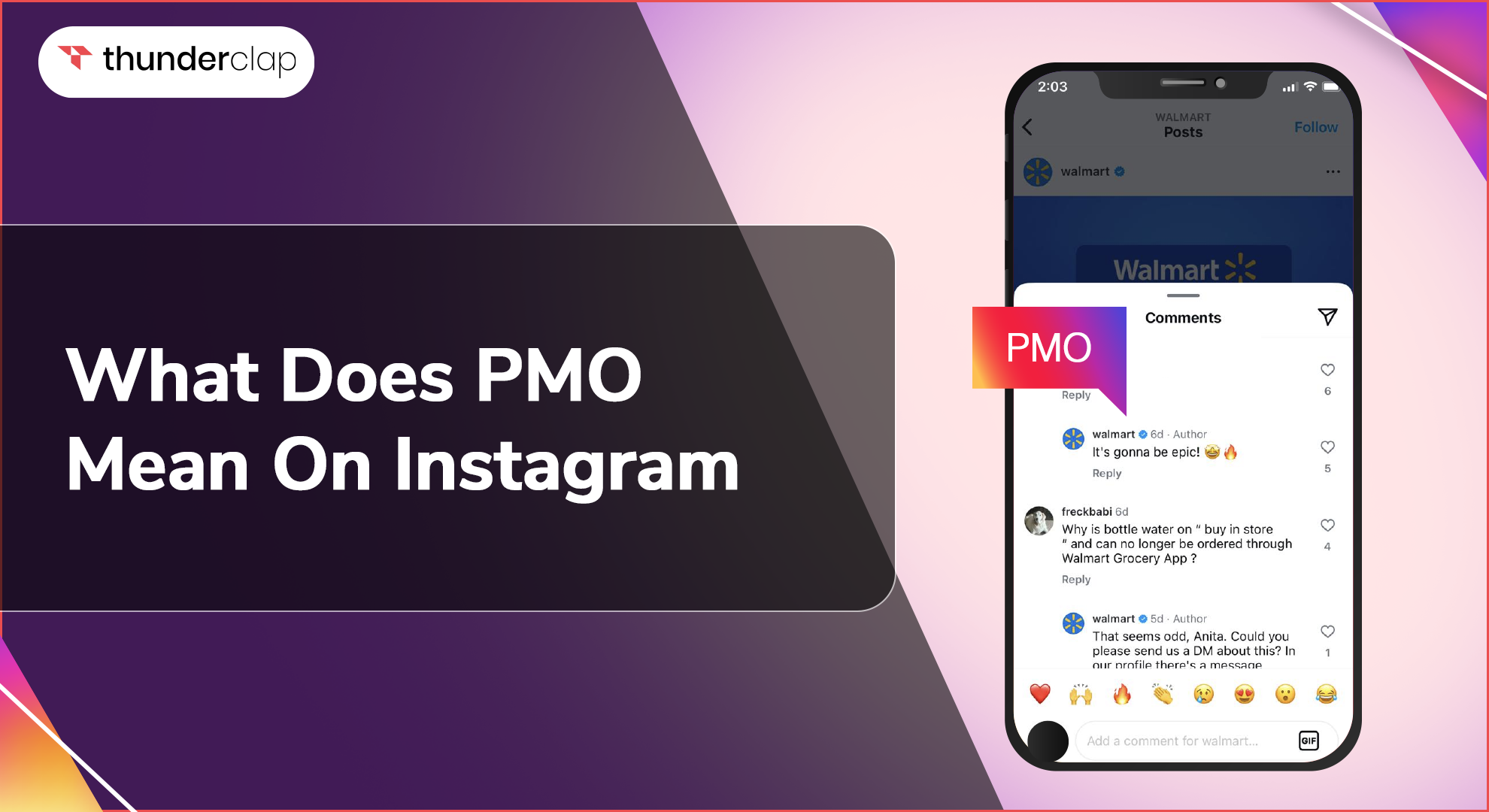 What Does PMO Mean On Instagram