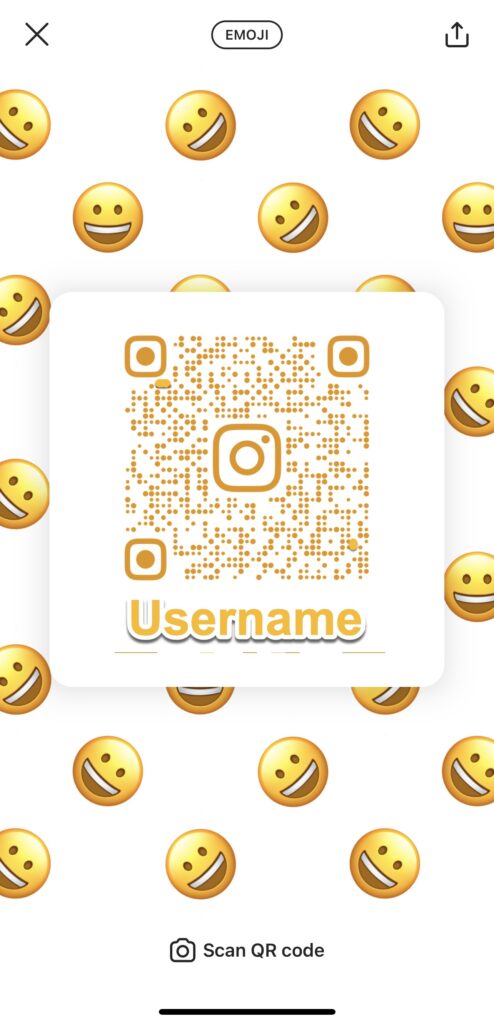 Instagram QR code