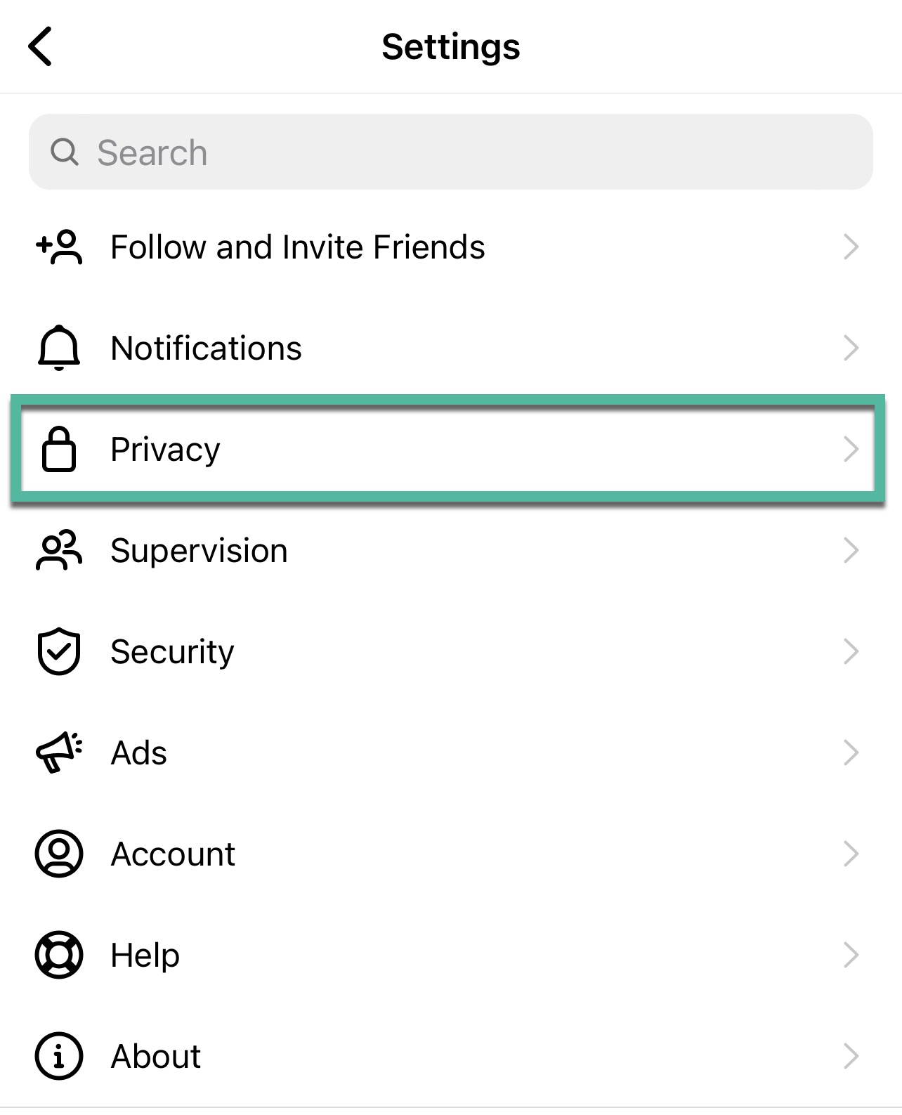 Privacy Settings Instagram