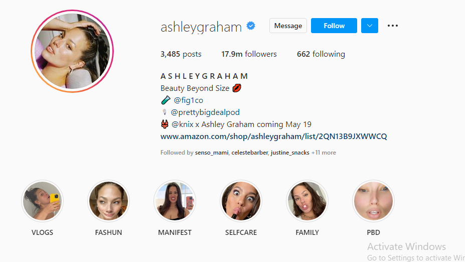 Ashley graham instagram