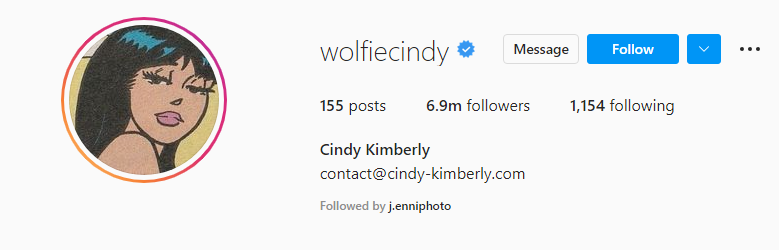 cindy Kimberly instagram
