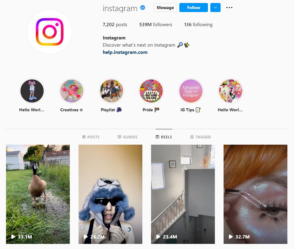 examples of instagram algorithm changes to instagram account