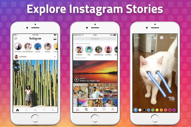explore instagram stories