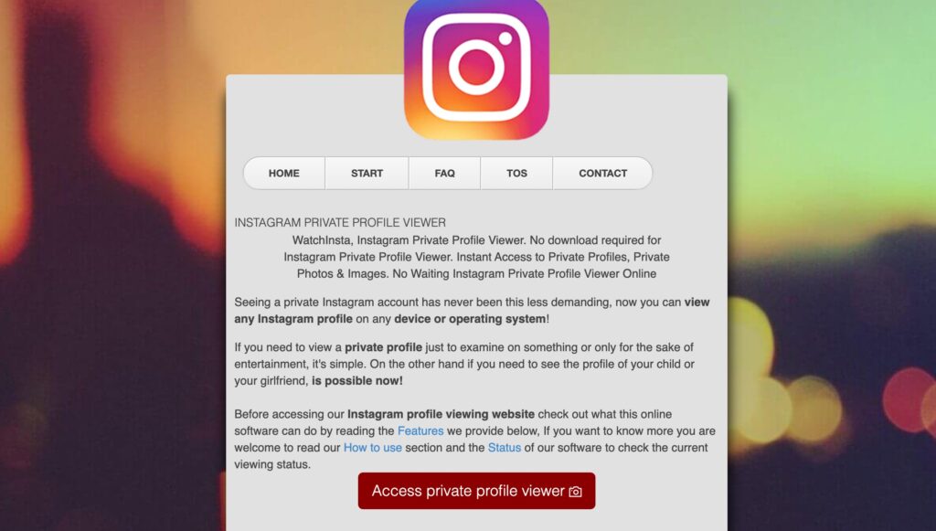 Watchinsta Private Instagram Viewer App