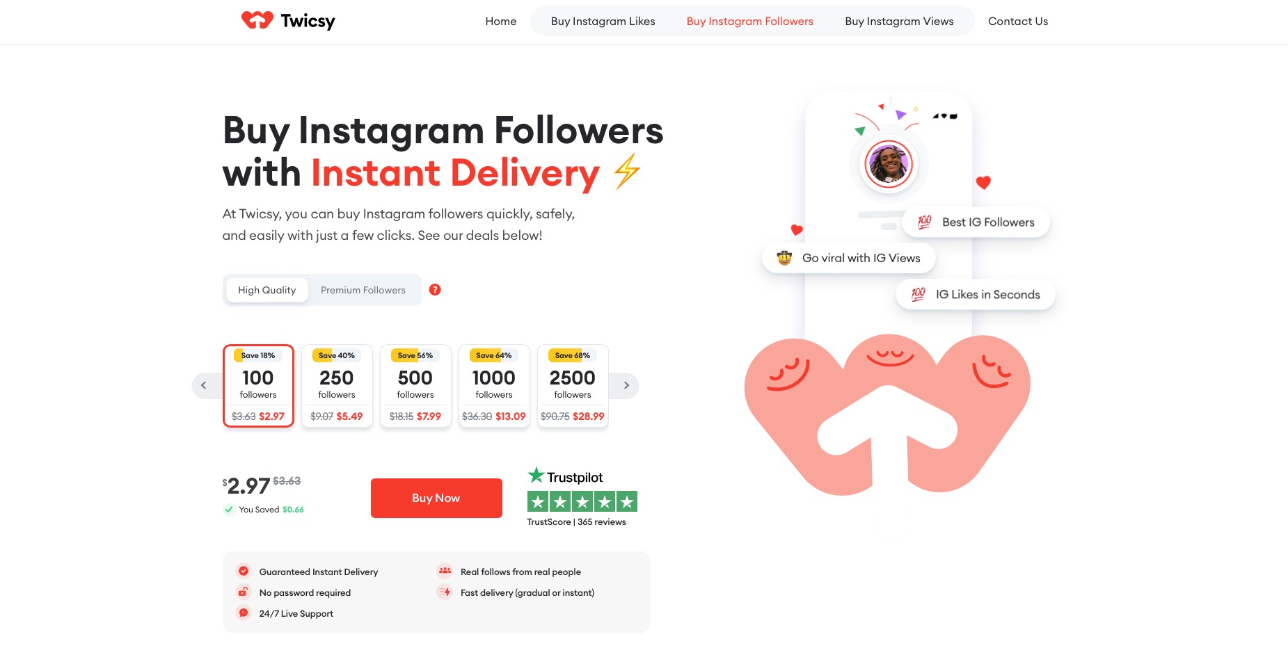 buy instagram followers from twicsy good